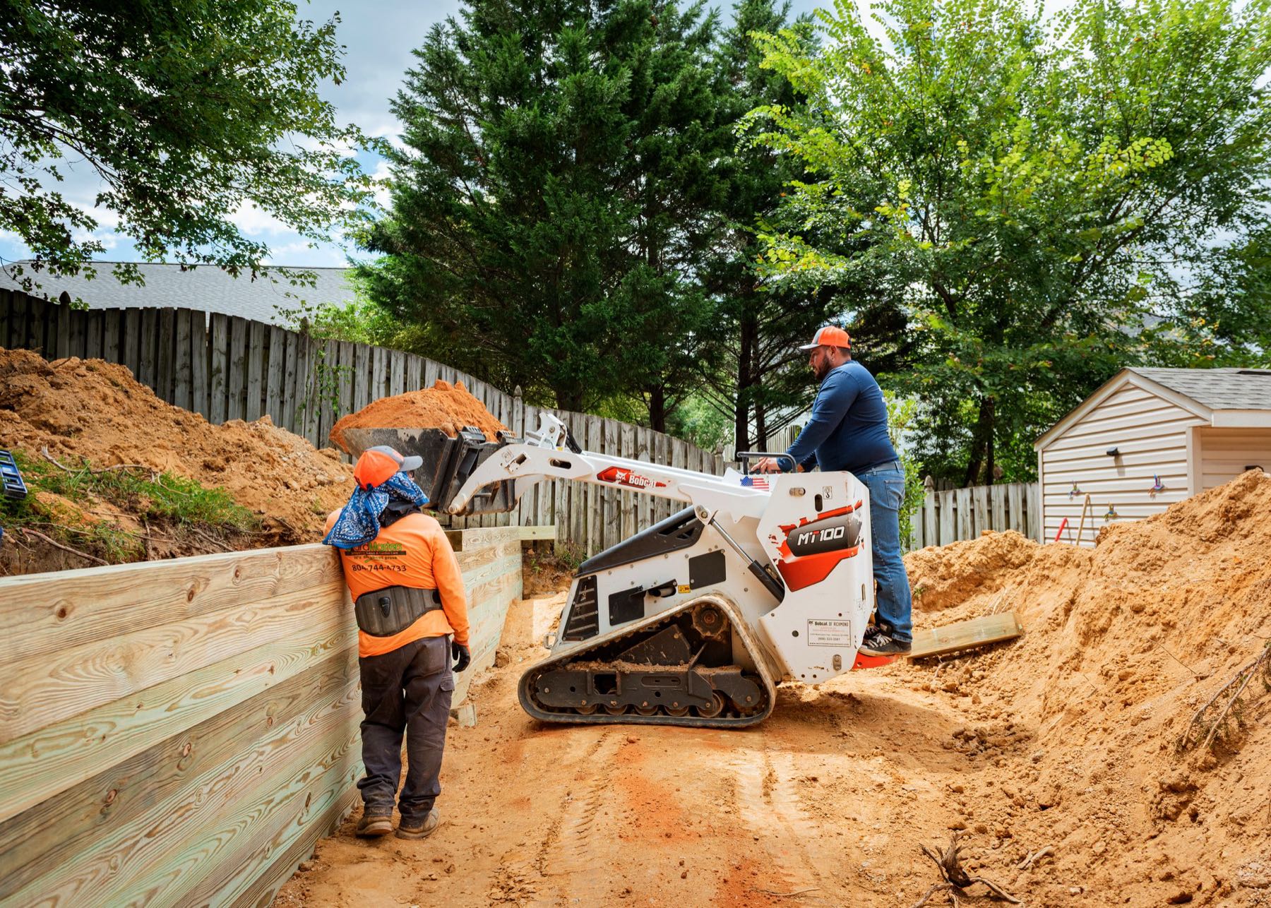 Hardscape preparation