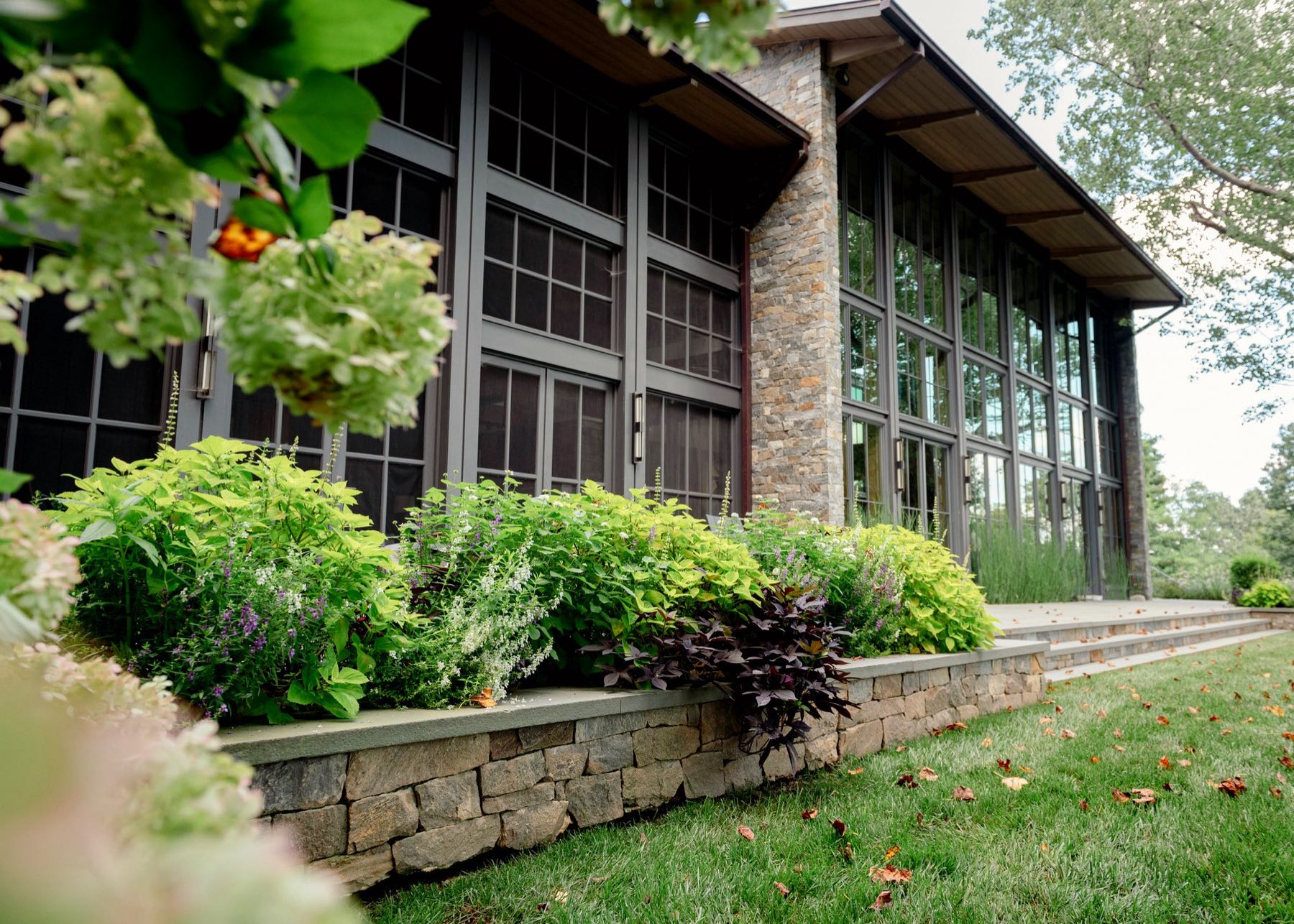 Modern estate exterior