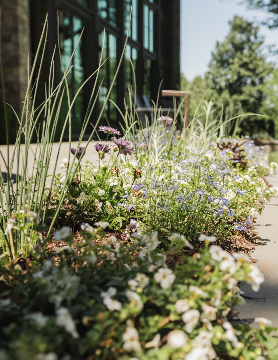 Flower bed detail