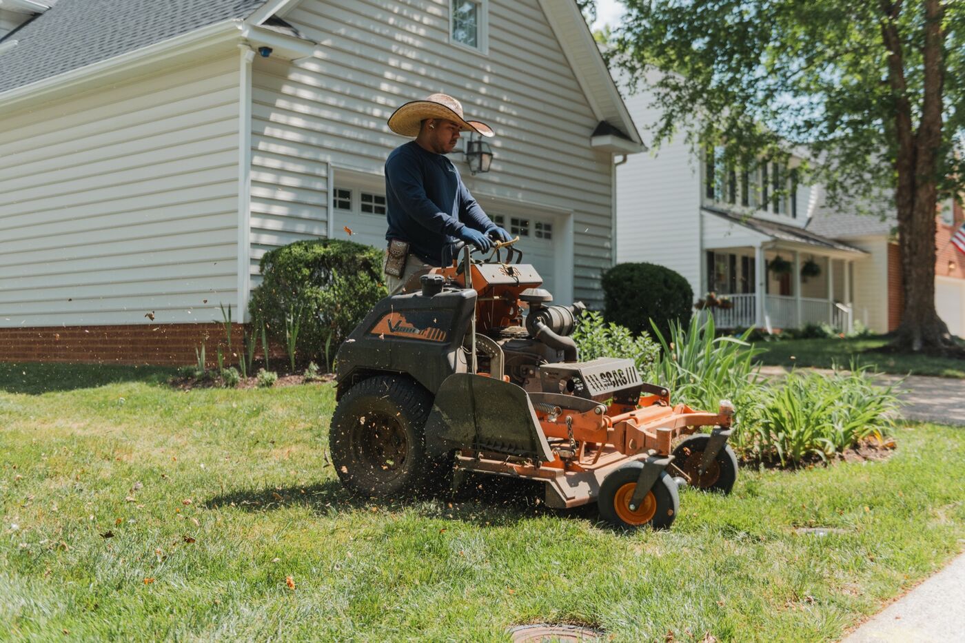 A YardMasters crew member
